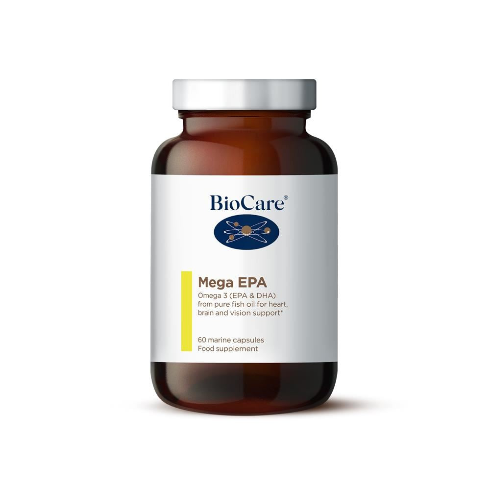 Biocare Mega EPA (EPA/DHA fish oil concentrate) 60 caps