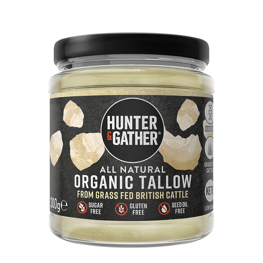 Hunter & Gather  Organic Grass Fed British Beef Tallow 300g
