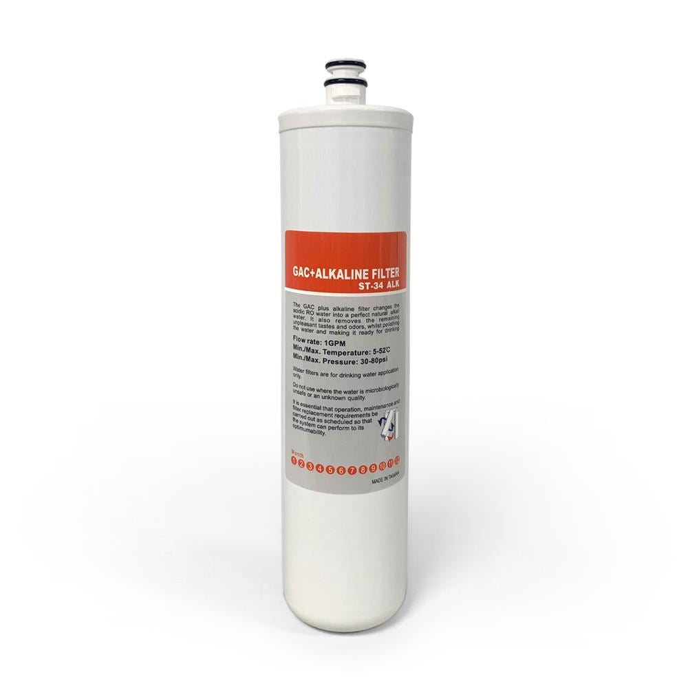 Well Pure 5th Stage GAC + Alkaline Filter (5 Stage Purification) Optio ...