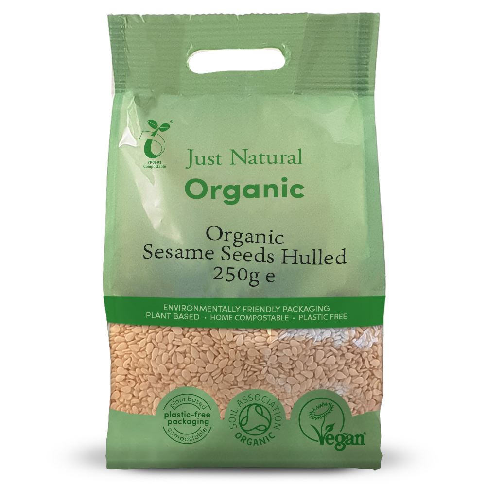 Just Natural Organic Organic Sesame Seeds Hulled 250g