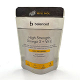 Balanced High Strength Omega 3 + Vit E 50 Gel Caps - Refill Pouch