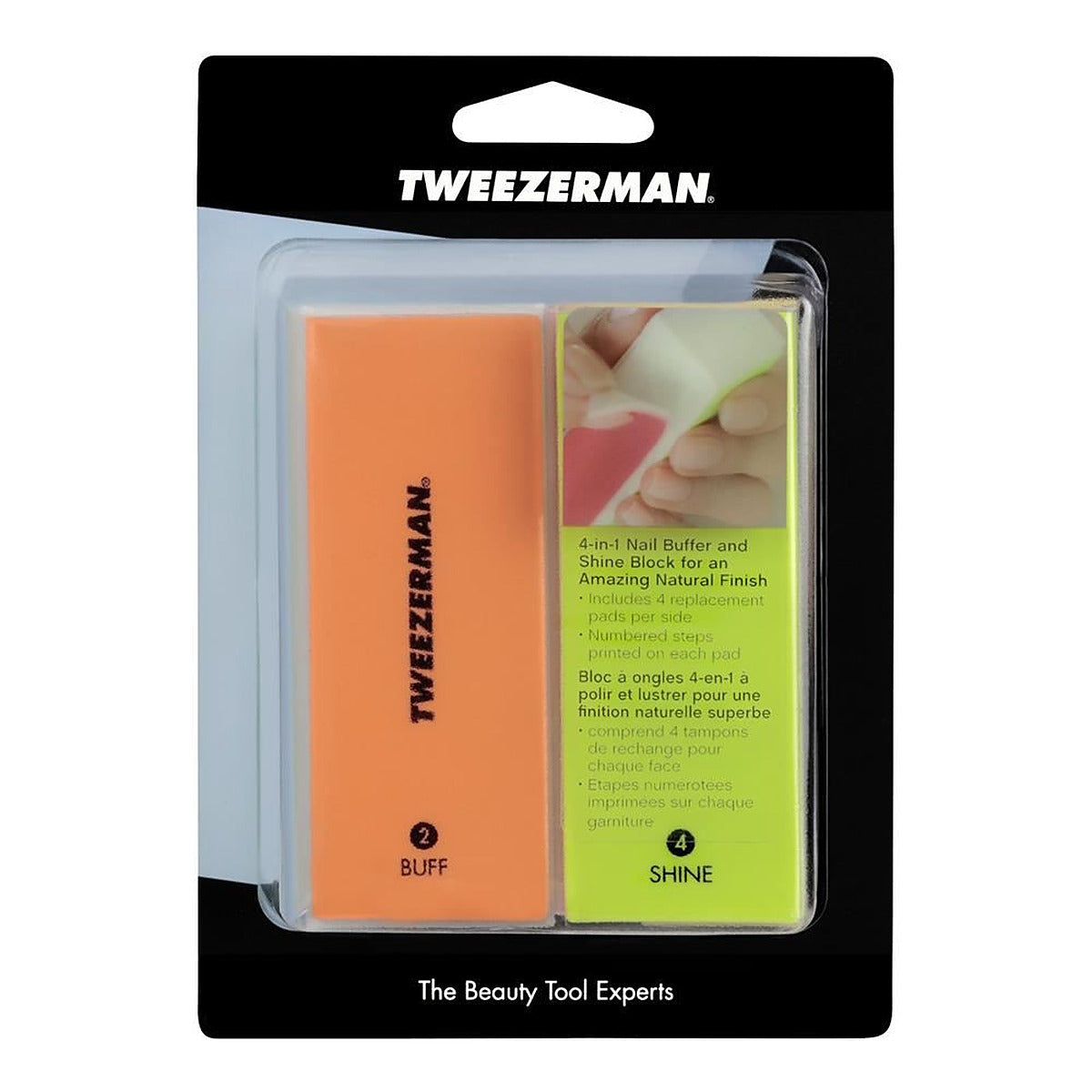 Tweezerman Neon File Buff Smooth & Shine Block – Health Plus Living