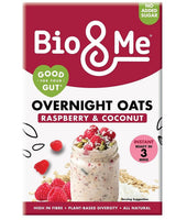 Bio&Me Raspberry & Coconut Overnight Oats 350g
