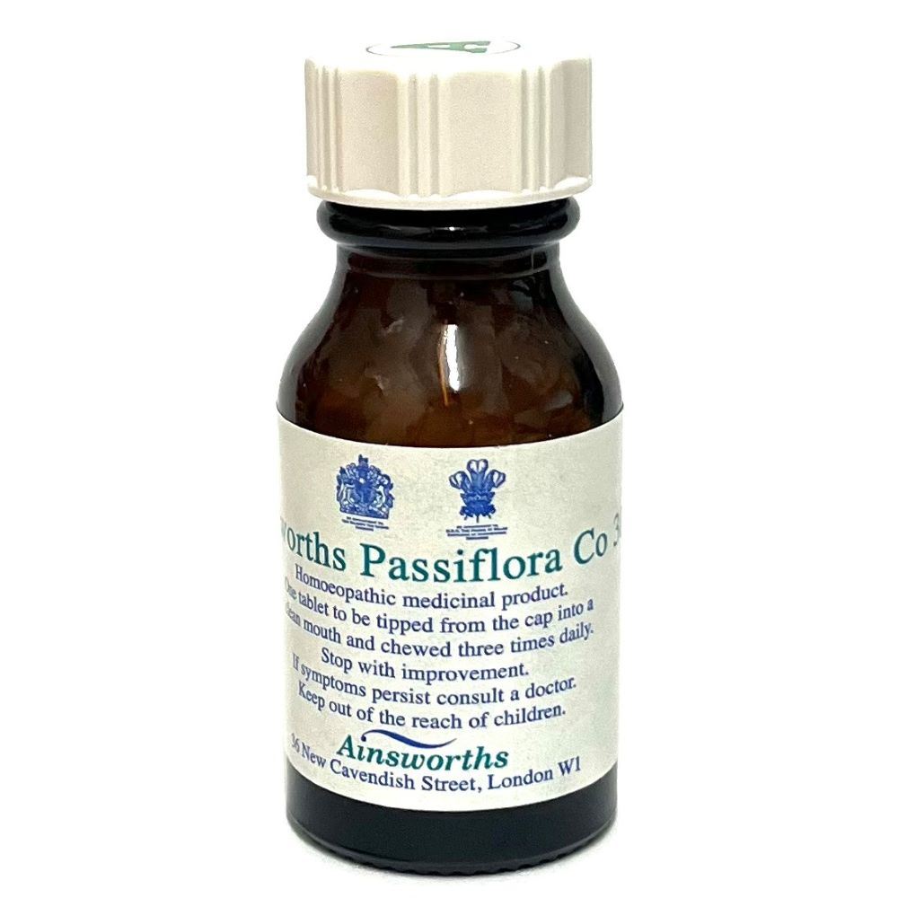 Ainsworths Passiflora Co 30C Single Counter Remedy 120 tabs