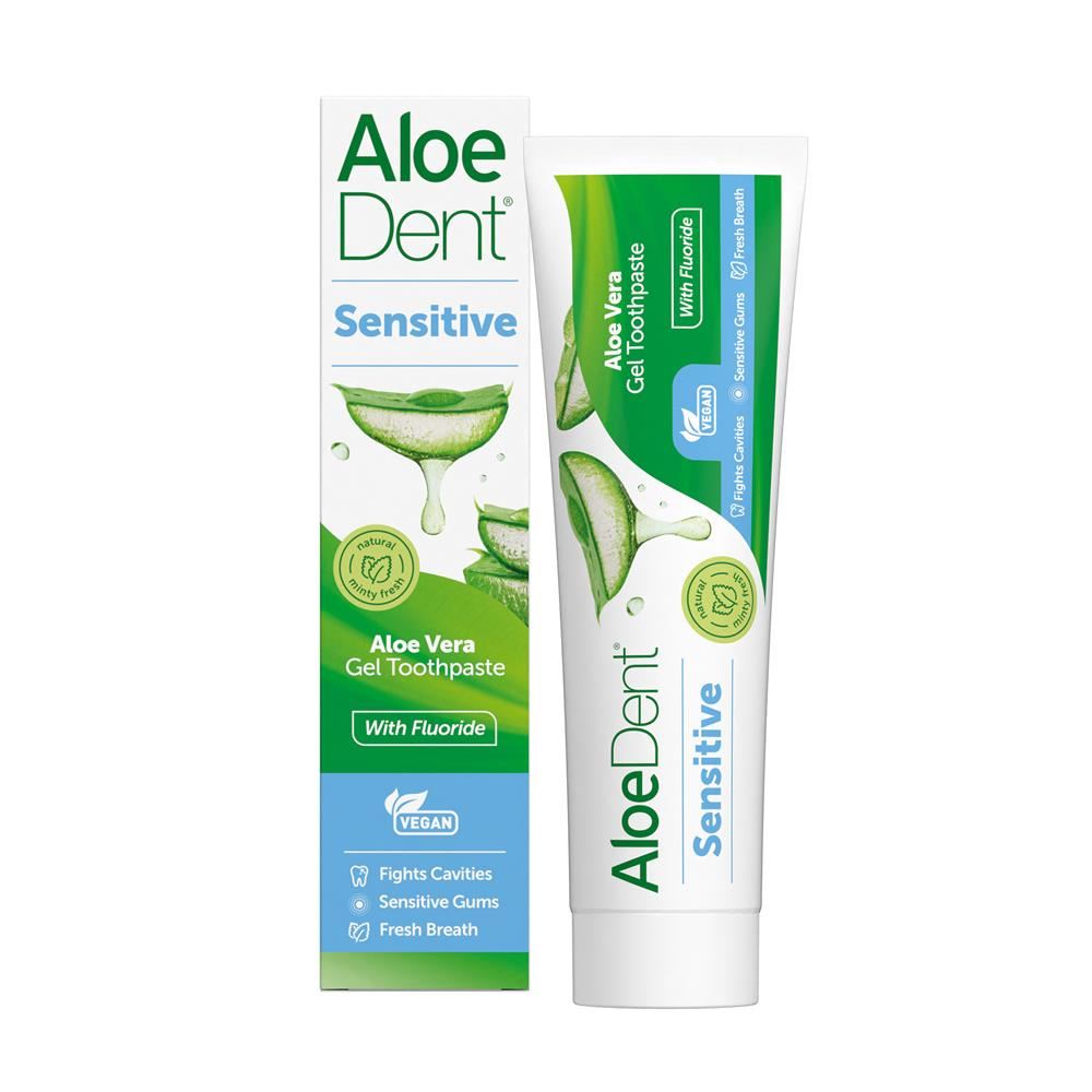 Reflex Toothpaste Aloe Dent Sensitive Aloe Vera Gel Toothpaste with Fluoride 100ml ...
