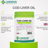 Lindens Cod Liver Oil 1000mg - 90 Capsules - image 3