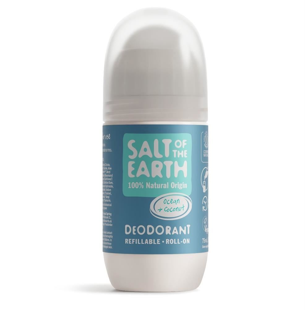 Salt Of the Earth Ocean & Coconut Refillable Roll-On Deodorant 75ml
