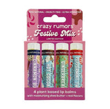 Crazy Rumors Festive Mix Lip Balms (4 pack)