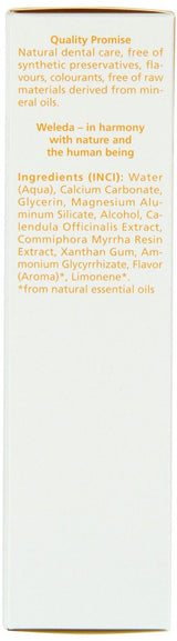 Weleda Calendula Toothpaste 75ml! Natural Peppermint Free