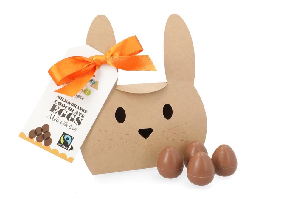 Cocoa Loco Milk Chocolate & Orange Mini Eggs 140g - 6 Pack