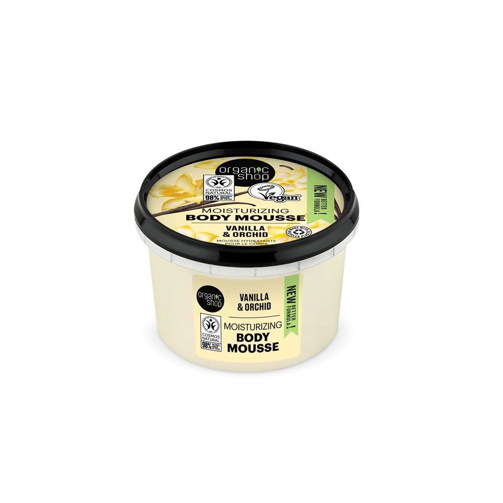 Organic Shop OS Moisturising Body Mousse Vanilla & Orchid 250ml