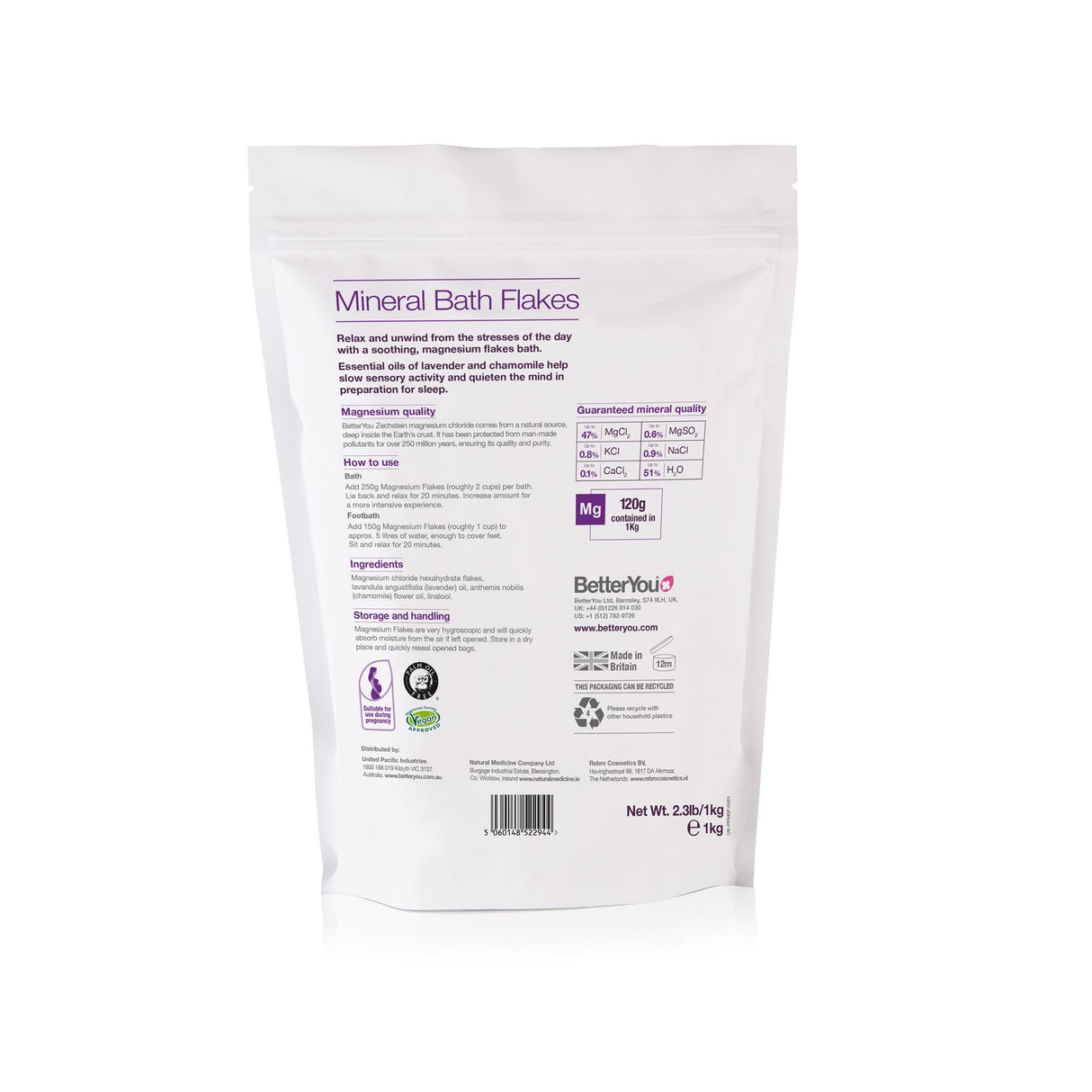 BetterYou Magnesium Sleep Flakes - 1kg