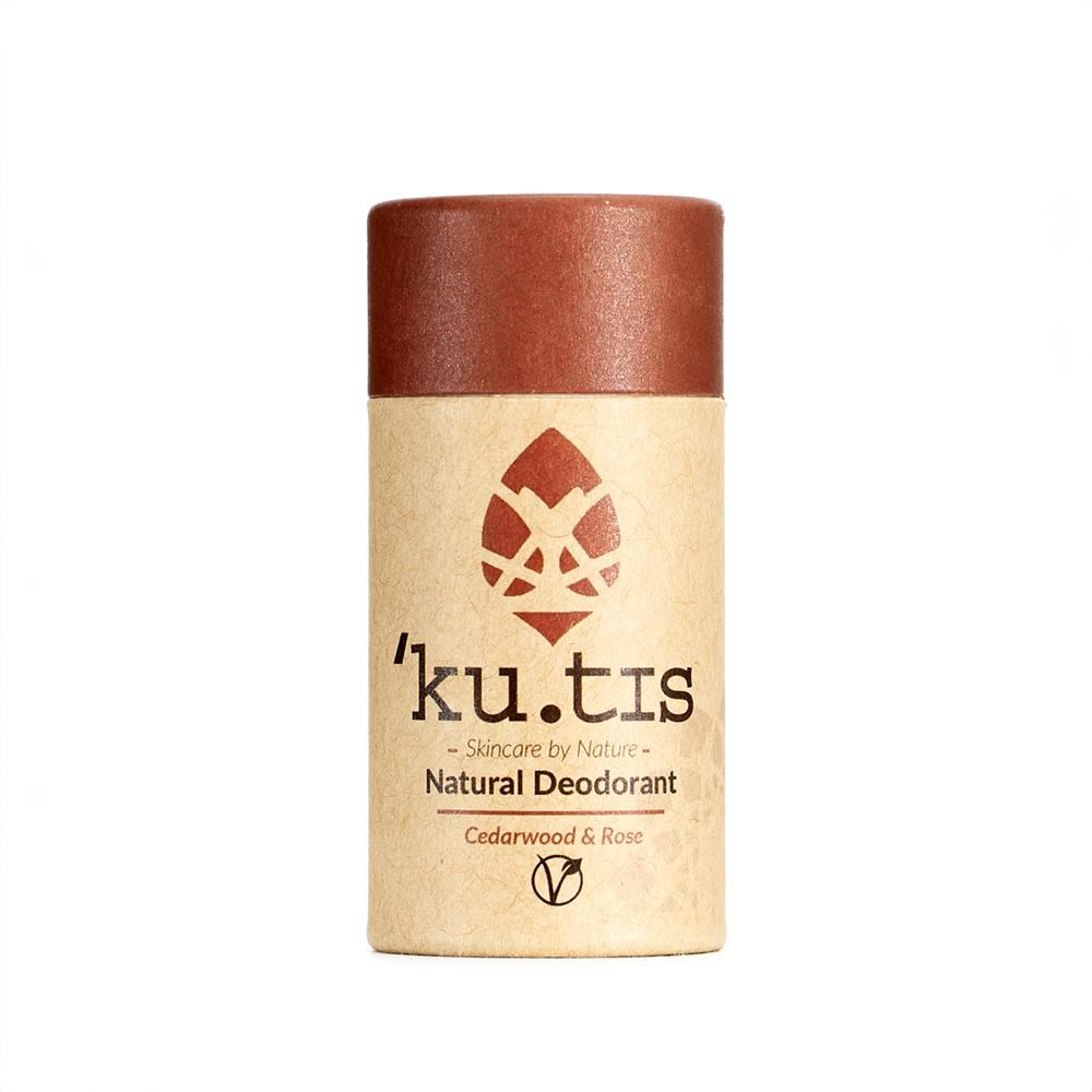 Kutis Skincare Plastic Free Natural Cedarwood & Rose Vegan Deodorant 55g