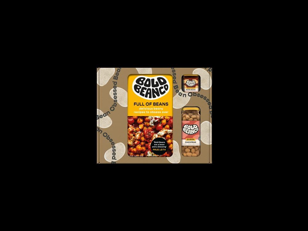 Bold Bean Co Gift Bundle-Cookbook Baked Beans and Queen Chickpeas Jars 23kg