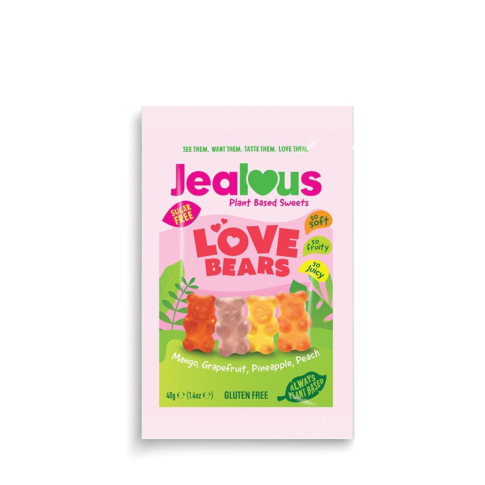 Jealous Sweets Love Bears Plant Based Sweets 40g - 10 Pack