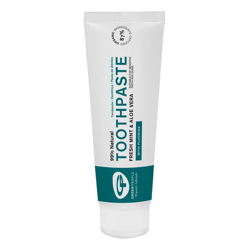 Green People Fresh Mint & Aloe Vera Fluoride Toothpaste 75ml