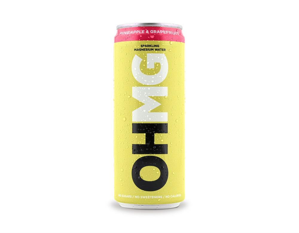 OHMG Pineapple & Grapefruit + Vitamin D Magnesium Water 330ml