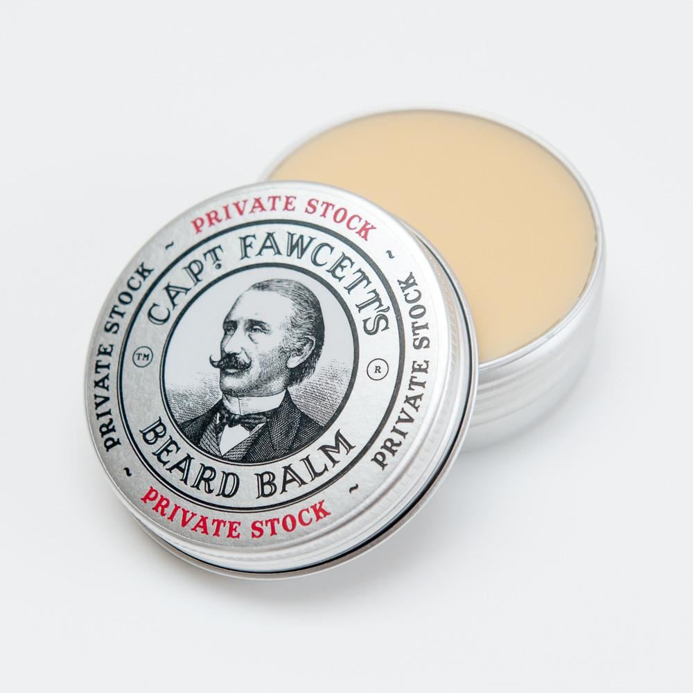 Captain Fawcett's Private Stock Beard Balm 60ml / 2oz Tin