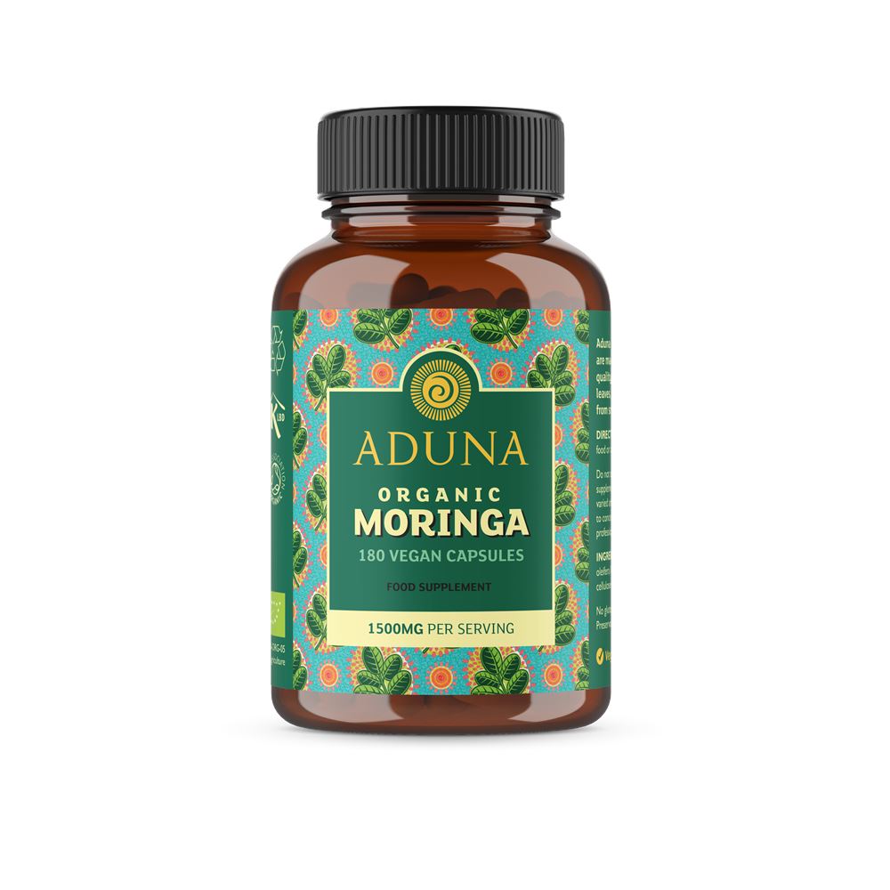 Aduna Organic Moringa Capsules (180 capsules)