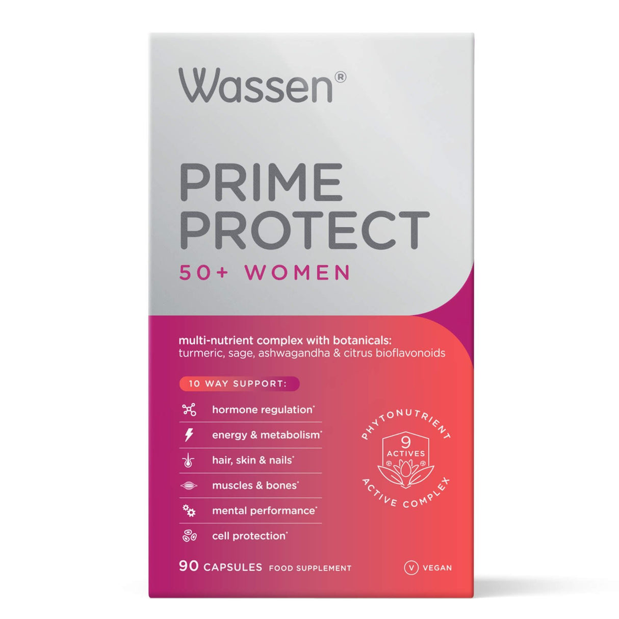 Wassen Prime Protect 50+ Women 90 Capsules