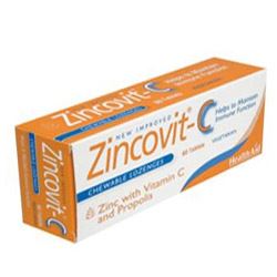 HealthAid Zincovit C (Vitamin C Zinc Propolis) Blister 60 Tablets