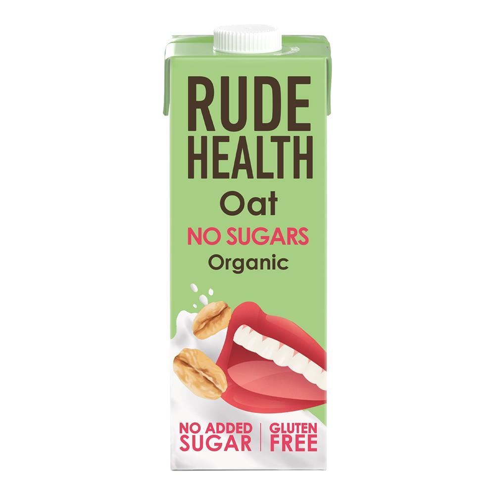 Rude Health Oat No Sugars Organic 1L