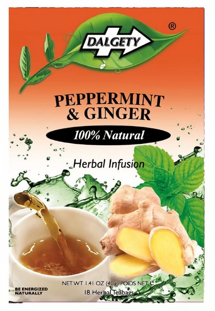 Dalgety Teas Peppermint & Ginger 18 Teabags - 6 Pack