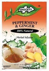 Dalgety Teas Peppermint & Ginger 18 Teabags - 6 Pack