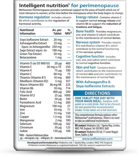 Vitabiotics Wellwoman Perimenopause - 30 Tablets