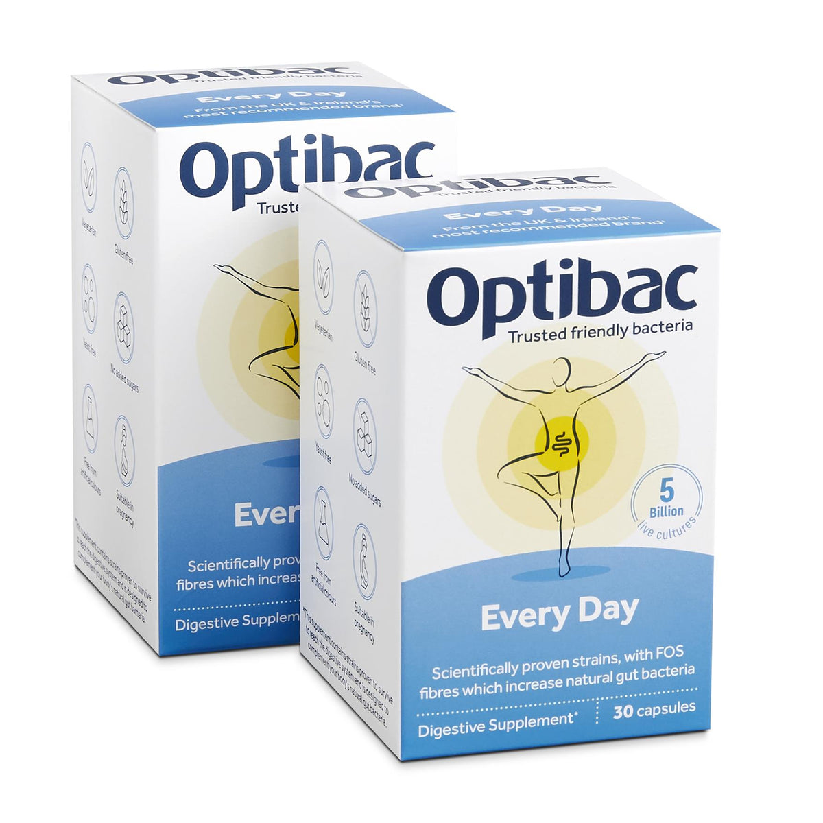 Optibac Logo OptiBac Probiotics For Every Day 30 - 90 Capsules – Health Plus Living