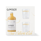 Gimber Gift Box with No1 Original Ginger 500ml & 2 Branded Glasses