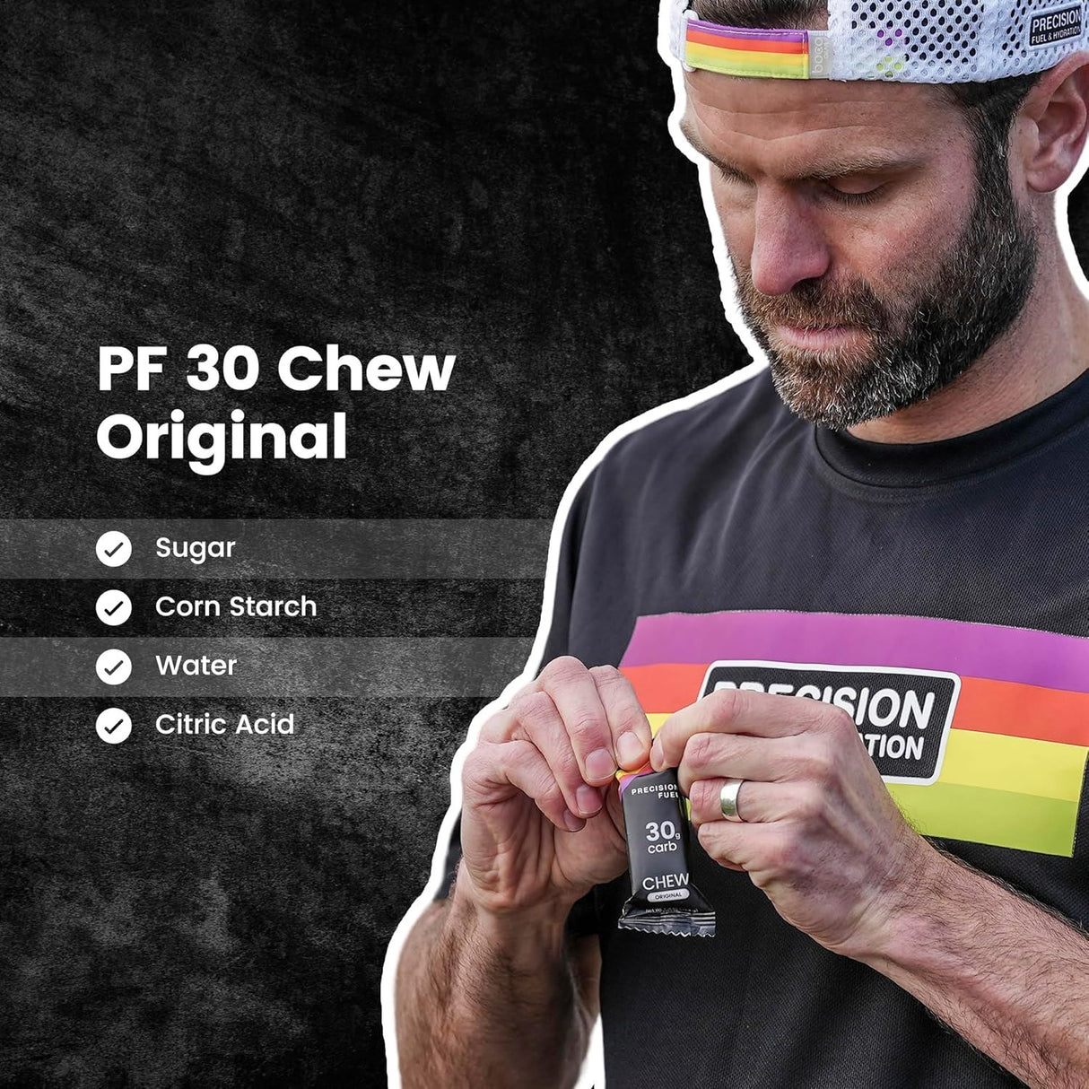 Precision Fuel PF30 Energy Chews - Original Flavour, 30g Carb - 15 x 34g Chews