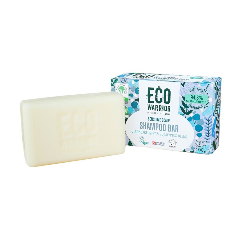 Little Soap Company Eco Warrior Sensitive Shampoo Bar 100g - 12 Pack