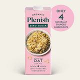 Plenish Zero Sugar Organic Gluten-Free Oat Milk 1 Litre - 2 Pack