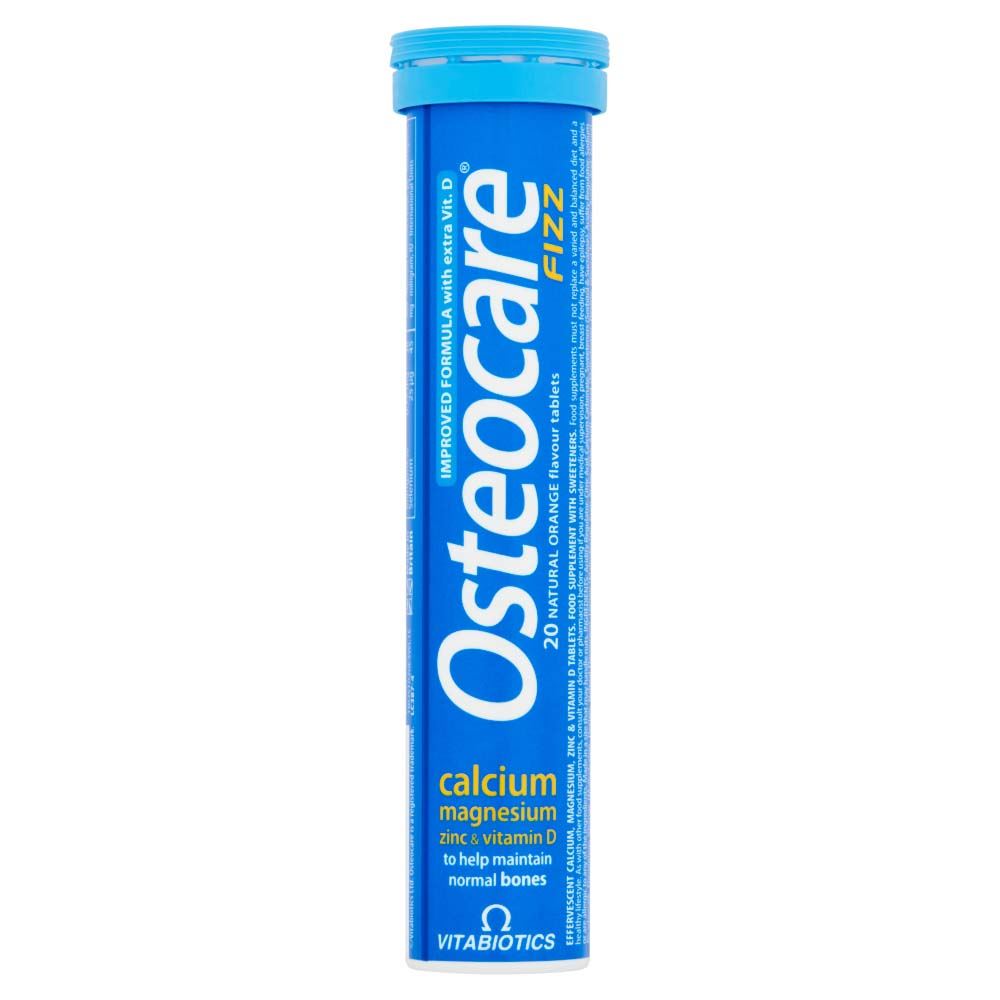 Vitabiotics Osteocare Fizz - 20 Natural Orange Flavour Tablets