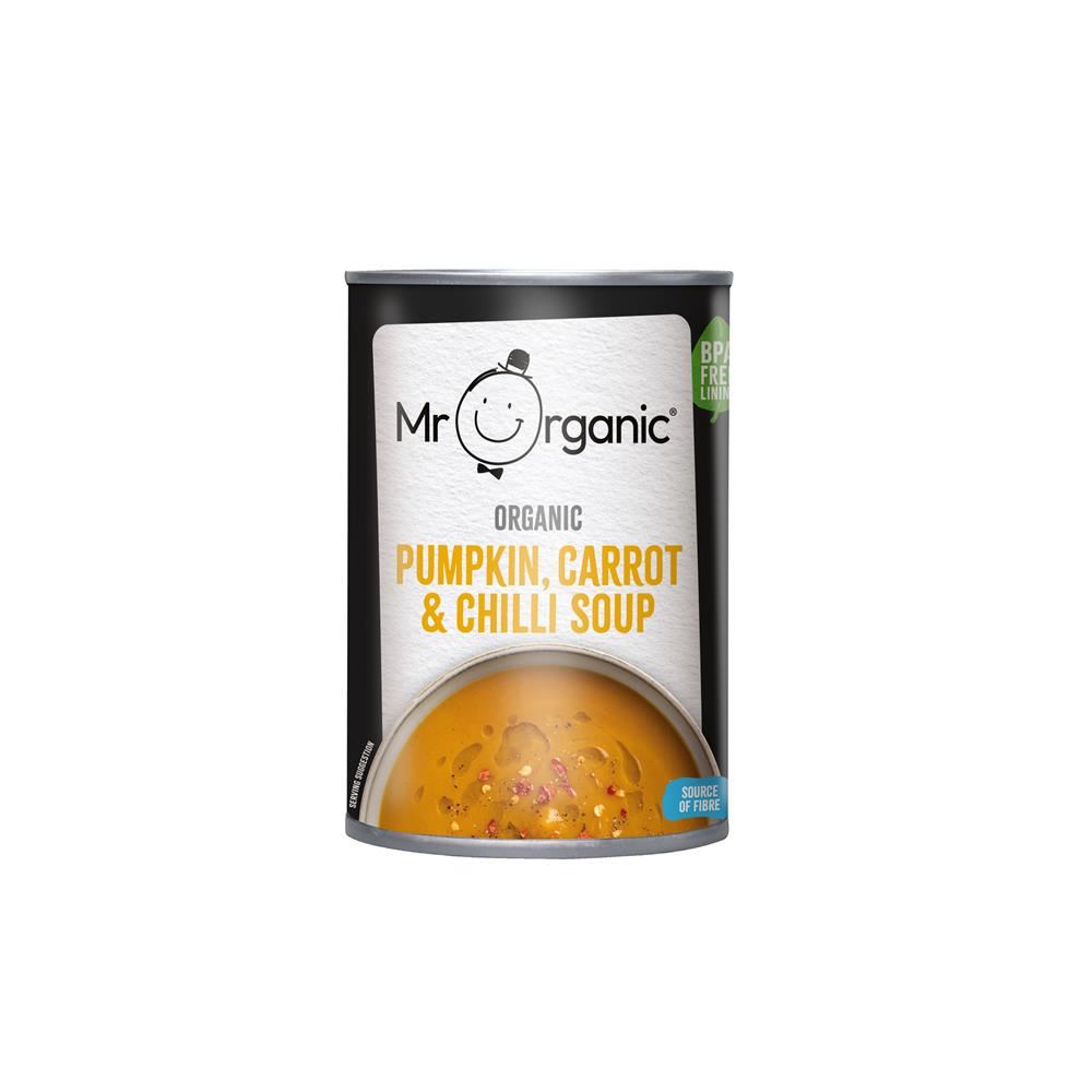 Mr Organic Pumpkin Carrot & Chilli Soup 400g