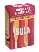 Sula Rhubarb & Custard Sweets Sugar Free 42g - 14 Pack