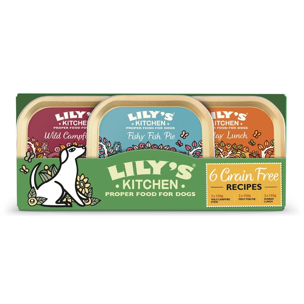 Lilys Kitchen Dog Grain-Free Dinners Multipack 6 x 150g