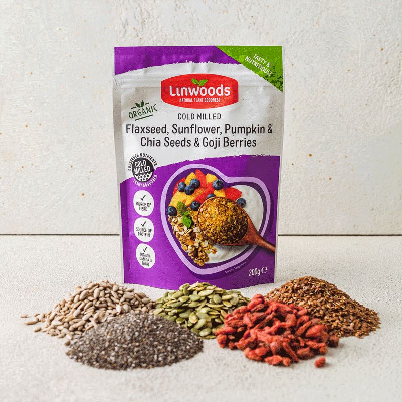 Linwoods Flaxseed, Sunflower, Pumpkin & Chia Seeds & Goji Berries 425g