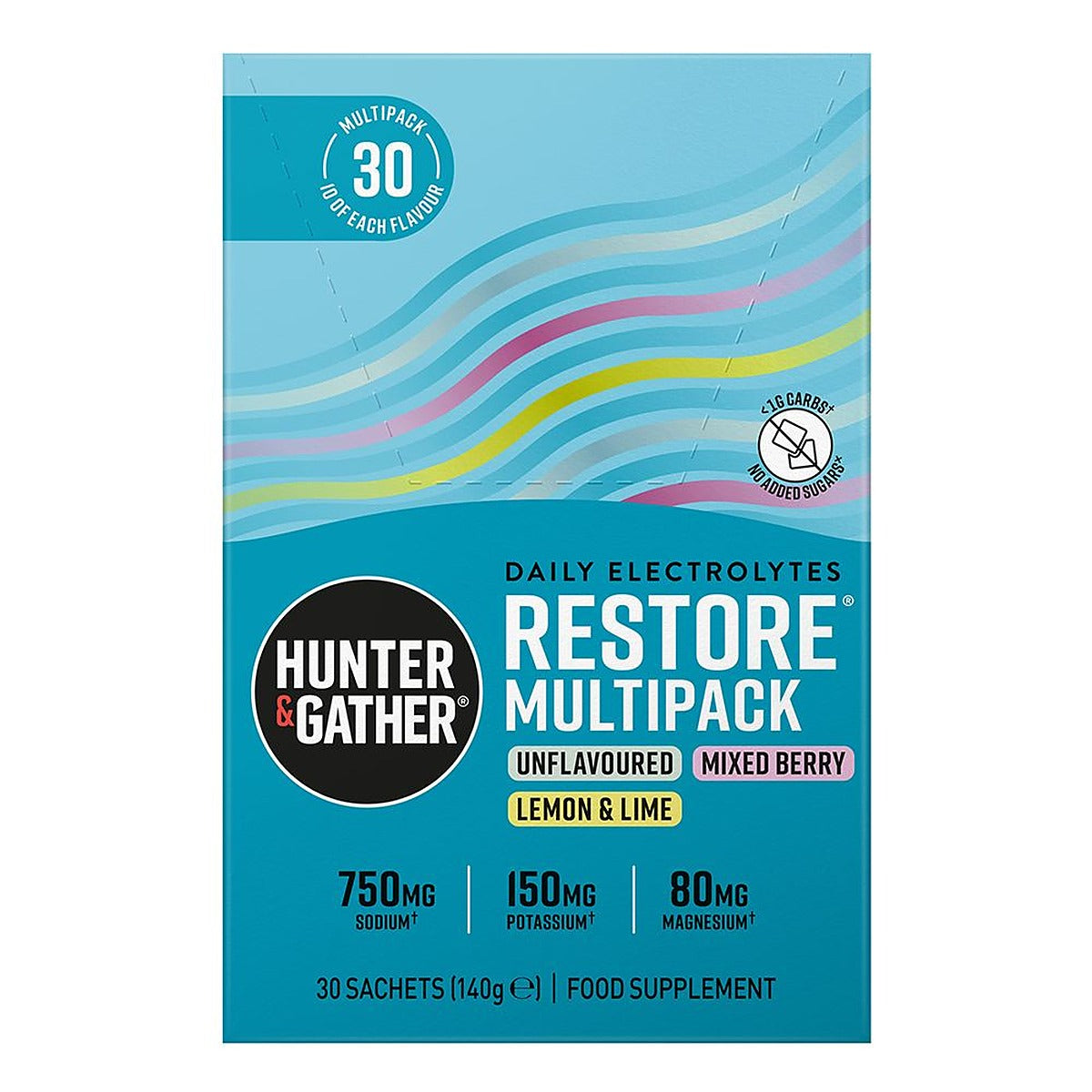 Hunters Refreshing Hunter and Gather Restore Hydration Electrolytes Multipack 30 pack ...