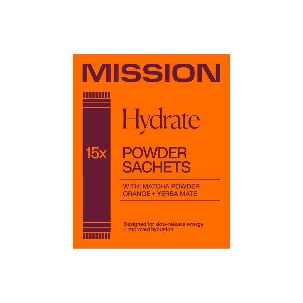 Mission Hydrate Matcha 15 Powder Sachets