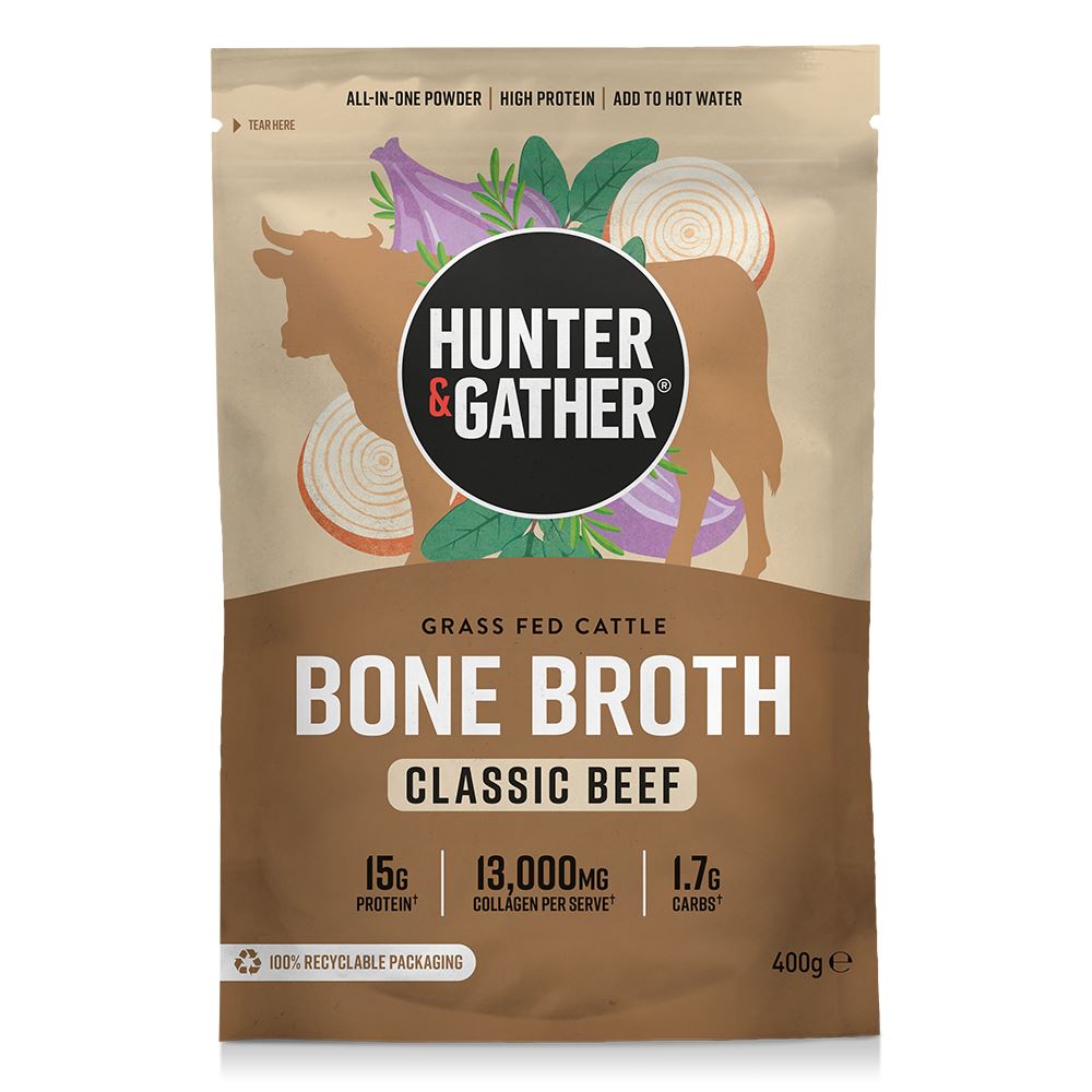 Hunter and Gather Bone Broth Classic Beef 400g