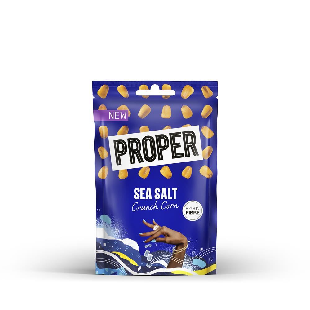 Proper Crunch Sea Salt Crunch Corn 45g - 12 Pack