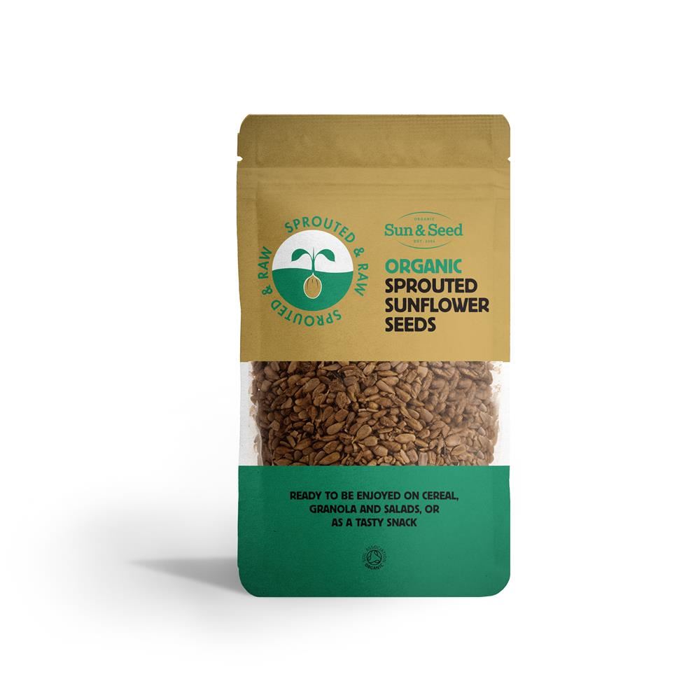 Sun and Seed Organic Sprouted & Raw Sunflower Seeds 250g