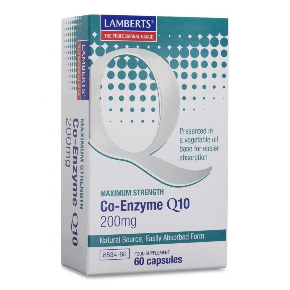 Lamberts Co-Enzyme Q10 200mg 60 capsule