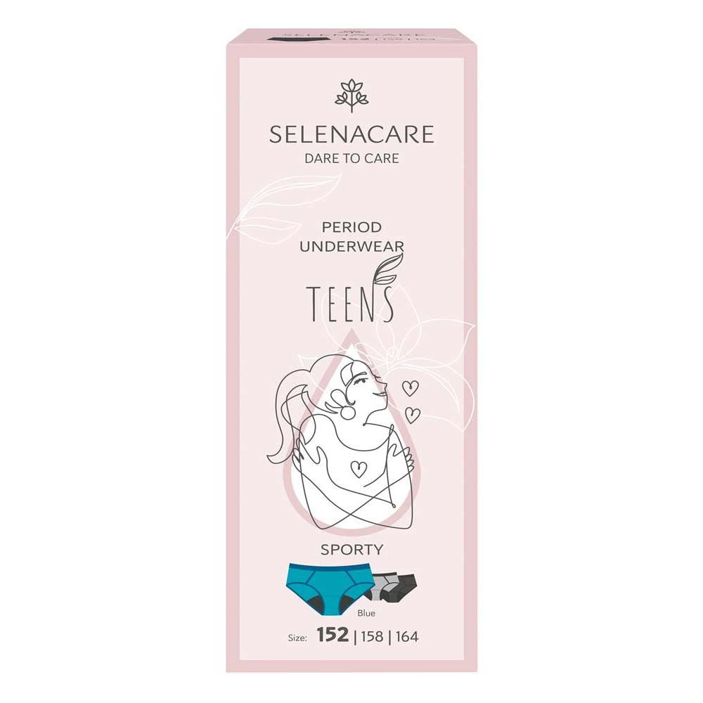 Selenacare TEENS period panties Sporty Blue Size 152