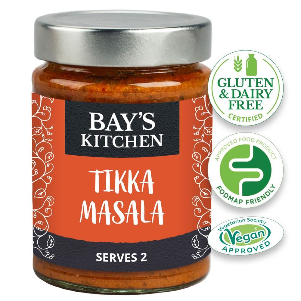 Bays Kitchen Tikka Masala Stir-in Sauce Low FODMAP Vegan 260g