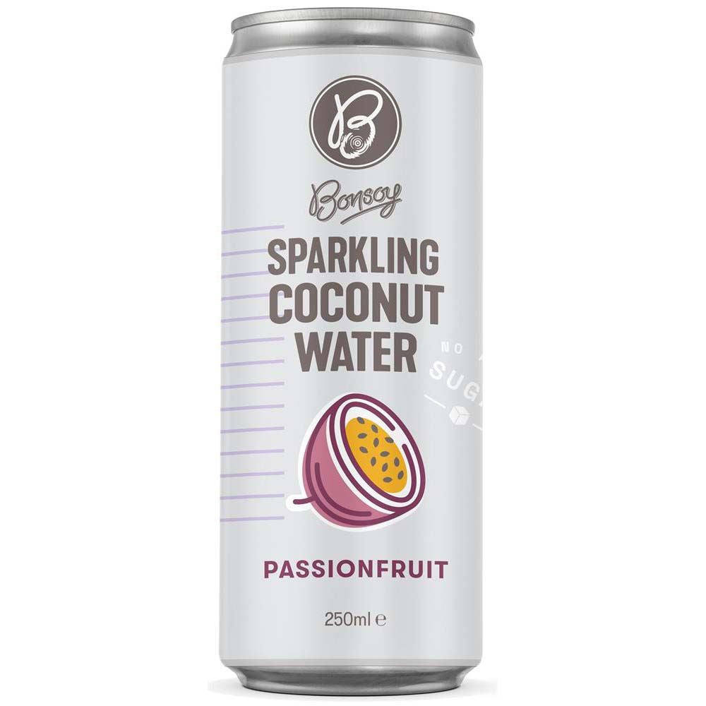 Bonsoy Sparkling Coconut Water with Passionfruit 250ml