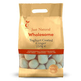 Just Natural Wholesome Yoghurt Coated Ginger 250g