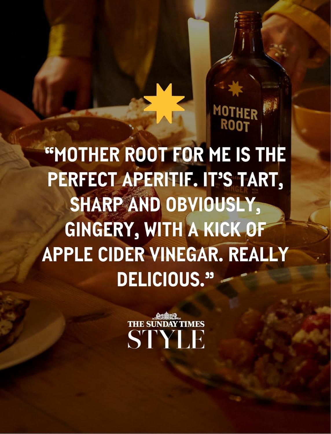 Mother Root Ginger Alcohol Free Fiery Fresh Award Winning Aperitif 500ml
